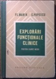 Fl. Marin, C. Popescu - Explorari functionale clinice - Pentru cadre medii