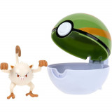 Figurina Pokemon - Clip N Go Mankey &amp; Nest Ball