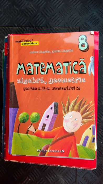 MATEMATICA ALGEBRA GEOMETRIE CLASA A VIII A SEMESTRUL II ANTON NEGRILA