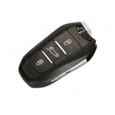 Cheie auto completa compatibila Peugeot 2020 5008 508 3 butoane Keyless Go 4A HITAG AES NCF 29A1 128 BIT 434MHZ FCCID IM3A