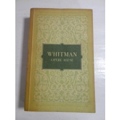WHITMAN - OPERE ALESE