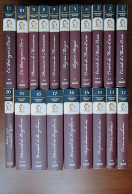 COLECȚIA ADEVĂRUL/ALEXANDRE DUMAS/20 VOLUME NOI, CARTONATE foto