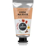 Leros Element Fire Pink pepper &amp; Cinnamon cremă hrănitoare pentru m&acirc;ini unt de shea 30 ml