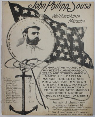 JOHN PHILIPP SOUSA , WELTBERUHMTE MARSCHE : THE STAR AND STRIPES FOREVER , 1897 , PARTITURA foto
