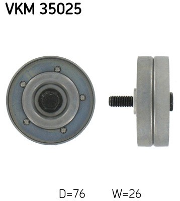 SKF VKM 35025 Rola ghidare/conducere, curea transmisie foto