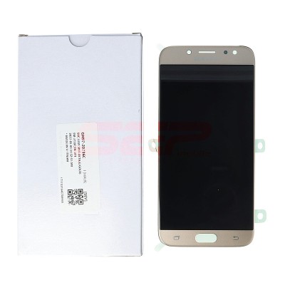 LCD+Touchscreen Samsung Galaxy J7 2017 / J730 GOLD Original Service Pack foto