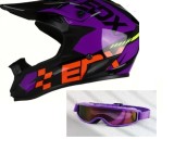 Casca Moto Cross Enduro Downhill ATV + Ochelari 100%, Policarbonat ABS, 1000g, Marimi XS-XXL