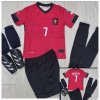 ECHIPAMENTE DE FOTBAL PTR COPII DE LA 4 LA 10 ANI, RONALDO,PORTUGALIA, YL, YM, YS