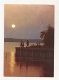 RF50 -Carte Postala- Mamaia, Apus de soare, circulata 1977