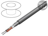 Cablu ALPHA WIRE Xtra Guard&reg; Flex 2x24AWG PVC gri &icirc;nchis 300V 305m
