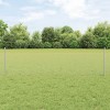 VidaXL &Icirc;ngrădire cu st&acirc;lpi Argintiu 0.5 x 50 m Oțel