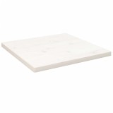 Blat masa lemn masiv pin patrat 40x40 cm alb vidaXL - Inlocuire, bricolaj, blat mobilier
