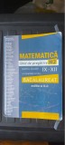 MATEMATICA M2 GHID DE PREGATIRE CLASELE IX -XII BACALAUREAT BURTEA EDIT CAMPION, Clasa 9