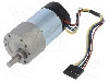 Motor DC, 24V DC, 3A, 140rot./min, POLOLU, 70:1 METAL GEARMOTOR 37DX70L 24V 64 CPR