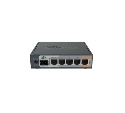 Mikrotik 5-Port Gigabt Ethernet Router, RB760iGS, 5* 10/100/1000Ethernetports, CPU nominal foto