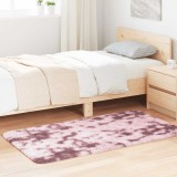 VidaXL Covor shaggy cu pom &icirc;nalt, NAVARRA, roz praf, 80x150 cm