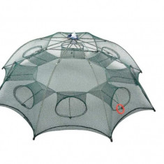 HALAU Crâsnic Varsa tip umbrela pentru raci si pestisori cu 8 intrari 90 x 90cm