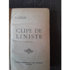 Clipe de liniste, nuvele - A. Vlahuta