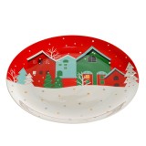 Farfurie decorativa cu tematica de Craciun