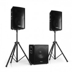 Ibiza CUBE 1512 Set de boxe active 2.1 2 x satelit 1 x subwoofer 800W foto