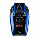 Cheie Auto Smart Cercip 618 Albastru, Display LCD Touchscreen 2 inch, Keyless Entry, 4 Butoane, Activare PKE