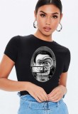 Tricou dama negru - Dali - The Watcher - 2XL, THEICONIC