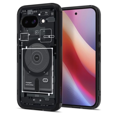Husa Google Pixel 9a Spigen Ultra Hybrid Zero One MagSafe, negru foto