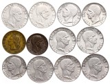 ITALIA-LOT 12 PIESE - 5 &amp; 20 &amp; 50 CENTESIMI VITTORIO EMANUELE III &amp; 20 LIRE 1959, Europa