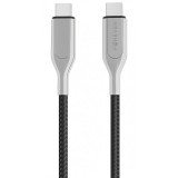 Cablu Date si Incarcare USB Type-C la USB Type-C Forever Core UltraFast, PD 60W, 1.5 m, Negru - Argintiu