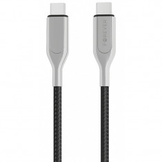 Cablu Date si Incarcare USB Type-C la USB Type-C Forever Core UltraFast, PD 60W, 1.5 m, Negru - Argintiu