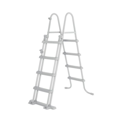 Scară Piscină 122cm, 2&amp;times;3 Trepte &amp;ndash; Inox foto