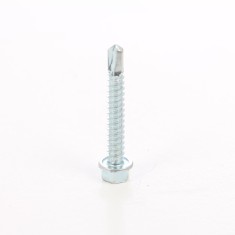 Surub autoforant, cu cap hexagonal, din otel, DIN 7504 K, 6.3 x 32 mm foto