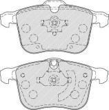 Set Placute frana punte fata SRLine Polonia, Cadillac BLS 2006-2010; Opel Signum, Vectra C 2002-2009; Saab 9-3 (Ys3f) 2002-2012, 9-3x 2009-2015