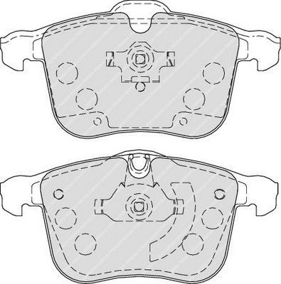 Set Placute frana punte fata SRLine Polonia, Cadillac BLS 2006-2010; Opel Signum, Vectra C 2002-2009; Saab 9-3 (Ys3f) 2002-2012, 9-3x 2009-2015