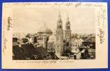 Gruss aus Hermannstadt - Catedrala Sibiu - 1906 - clasica, circulata, timbru, Necirculata, Printata, Fotografie