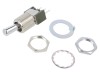 Comutator Basculant NKK SWITCHES M2015BB1W03 SPDT 3A 250VAC Montare Panou Argintat