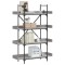 Gossi biblioteca 4 niveluri gri sonoma 100x33x145,5 cm lemn prelucrat