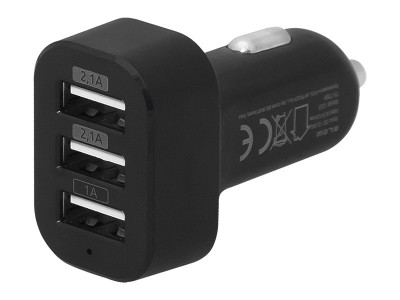 Adaptor priza bricheta Blow, 3xUSB, 5.2A, protectie la supratensiune foto