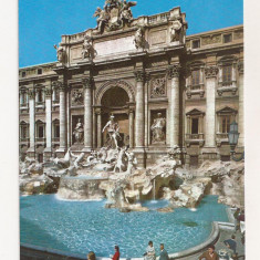 FA51-Carte Postala- ITALIA - Roma, Fontana di Trevi, necirculata 1968