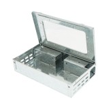 Capcana soareci metalica galvanizata profesionala, 26.2x16.2x6 cm