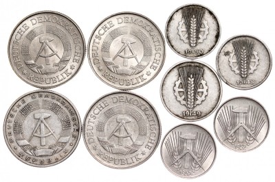 GERMANIA - RDG (DDR) - LOT 9 BUCATI - VALORI DIFERITE, ANI DIFERITI (1948-1978) foto