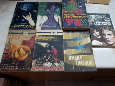 Lot romane colectia Stiintifico - fantastica 7 romane foto