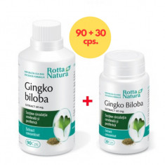 PACHET GINKGO BILOBA EXTR.60mg *90cps + 30cps ROTTA NATURA