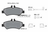 Set placute frana TEXTAR 2919001