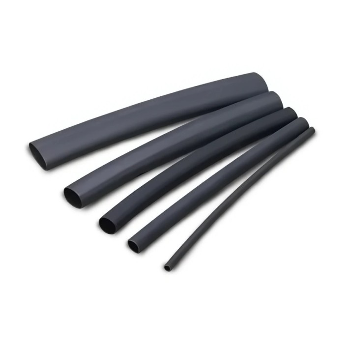 Tub termocontractabil cu adeziv 4.8mm 1m negru 3:1