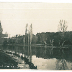 5185 - CRAIOVA, Bibescu Park, Romania - old postcard, real Photo - unused - 1932