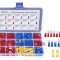 Set 280 de conectori terminali izolați mamă/tată, multicolor