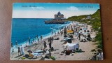 Carte postala, Baile Movila Casinoul si Plaja, 1931