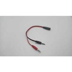 Adaptor JACK 3,5 mm - 2 x stereo JACK