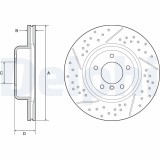 DELPHI BG9235C Disc frana